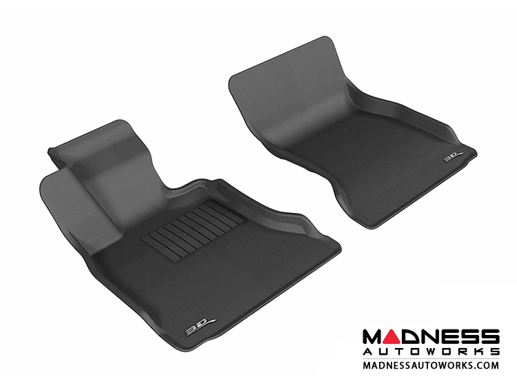 BMW 5 Series Floor Mats (Set of 2) - Front - Black by 3D MAXpider - F10
